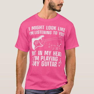 Funny Guitar Design For Men Women Guitarist Guitar T-Shirt