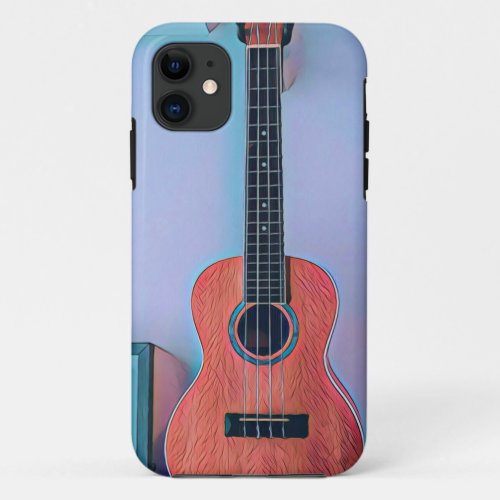 Funny guitar lover gift iPhone 11 case