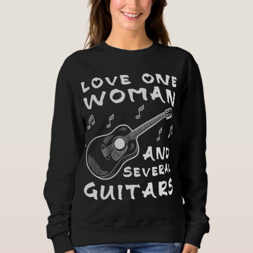 Funny Guitar Lovers Guitarist Musician Band Playin Sweatshirt