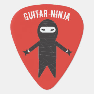 Funny Guitar Ninja Pick