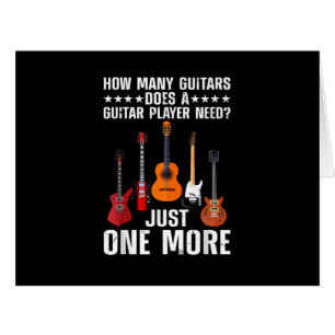 Funny Guitar Player Art For Men Women Guitarist Gu Cards