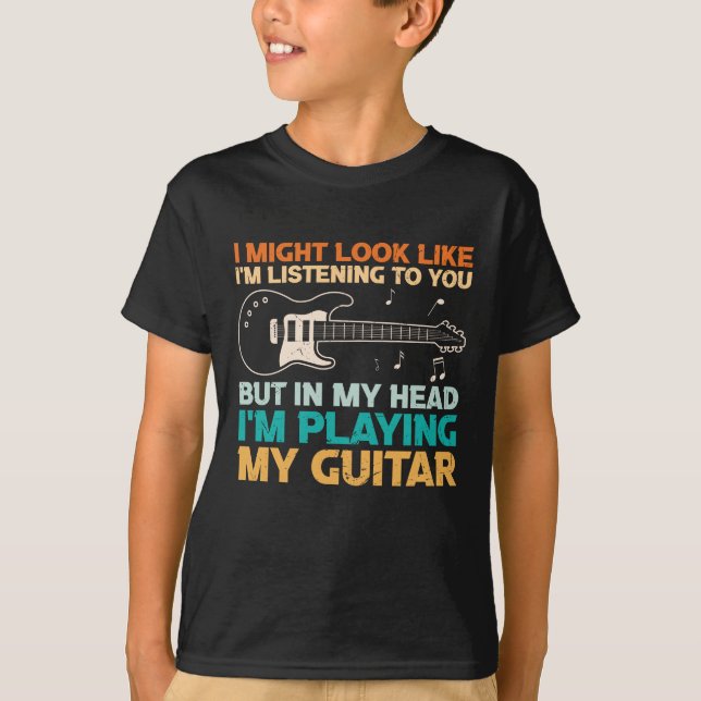 Funny Guitar Player Quote T-Shirt (Front)