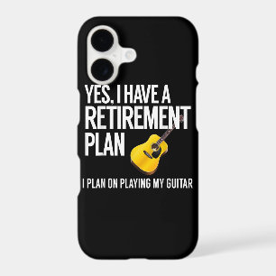 Funny Guitar Player Retirement Gift iPhone 17 Case