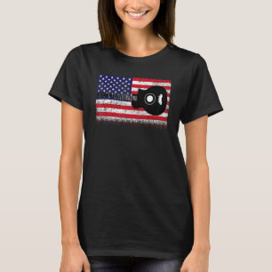 Funny Guitarist Art for Men Women Acoustic Guitar  T-Shirt