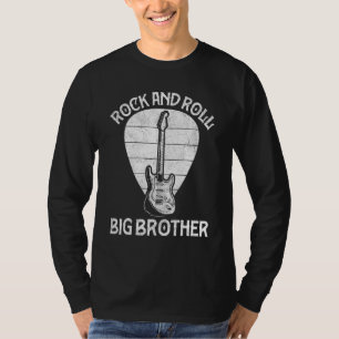 Funny Guitarist Big Bro  Guitar Music Player Broth T-Shirt