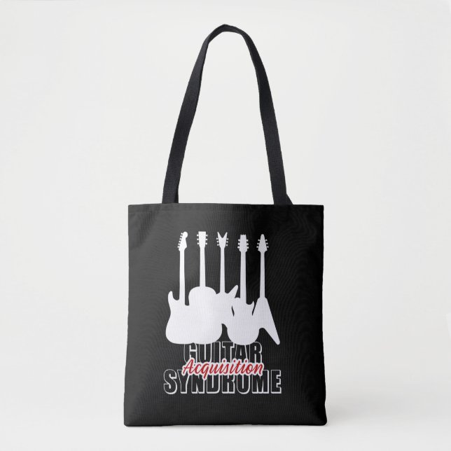Funny Guitarist GAS Musician Guitars Music Rocker Tote Bag (Front)