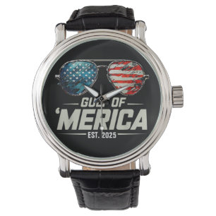 Funny Gulf Of USA America 2025 Retro Sunglasses Watch