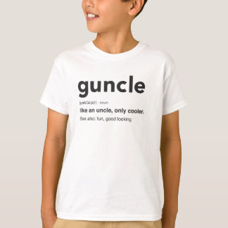 Funny Guncle Definition Print T-Shirt