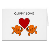 Funny Guppy Love Design (Front Horizontal)