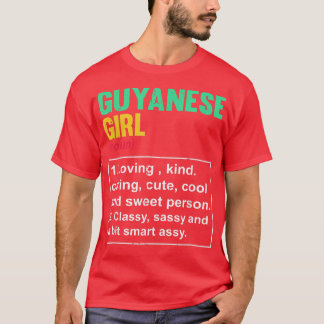 Funny Guyanese Girl Definition British Pun Guyana T-Shirt