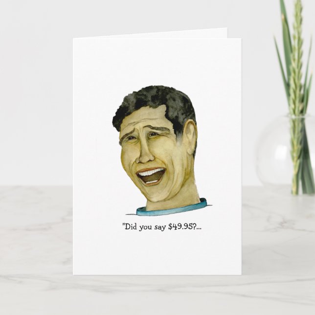 Funny Guy's 50th Birthday Card (Front)
