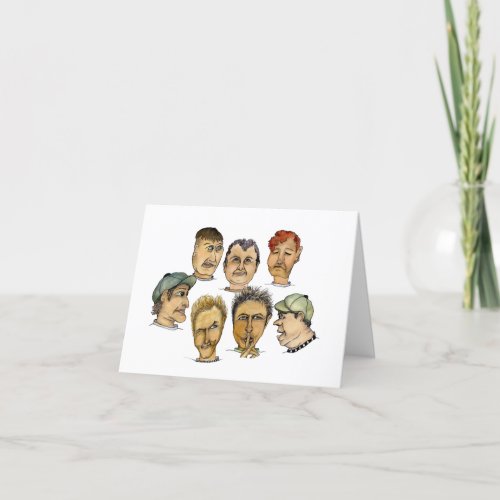 Funny Guys and the Gangs All Here Card