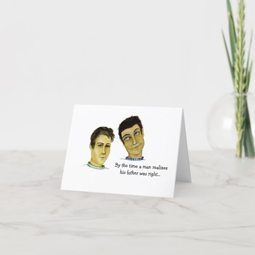 Funny Guys Father and Son Card