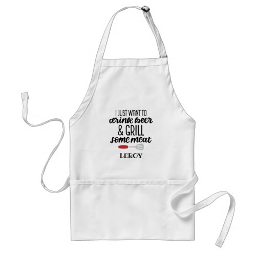 Funny Guys Mens Grilling BBQ Kitchen Apron