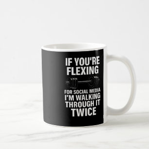 Funny Gym Flexing Workout Bodybuilding 2  Coffee Mug