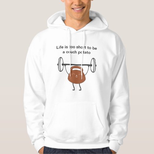 Funny gym Hoodies _ to be a couch potato