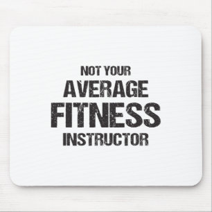 Funny Gym Instructor Workout Fitness Gift Bodybuil Mouse Pad