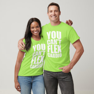 Funny Gym Joke - Flex Cardio T-Shirt