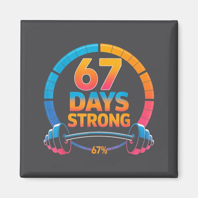 Funny Gym Meme 67  Magnet (Front)