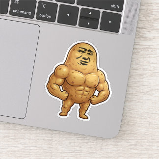 Funny Gym Potato Sticker