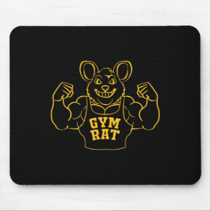 Funny Gym Rat Bodybuilding For Gym Lovers Mouse Pad