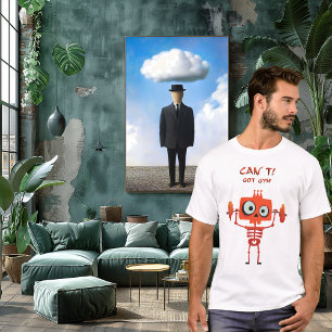 Funny Gym Skeleton   Can’t. Got Gym.   Fitness  T-Shirt