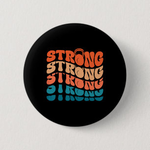 Funny Gym Workout Fitness Bodybuilding Sports Weig Button