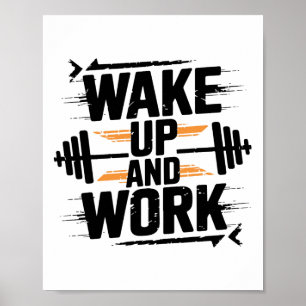 Funny Gym Workout Fitness Bodybuilding Sports Weig Poster