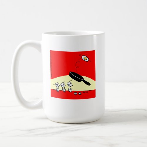 Funny Gymnast Eggs Breakfast   Coffee Mug