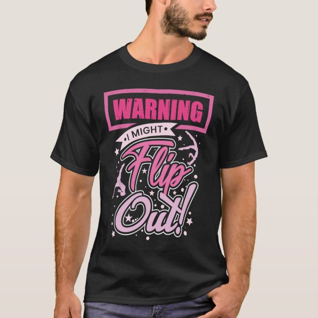 Funny gymnastics for girls gymnastics T-Shirt (Front)