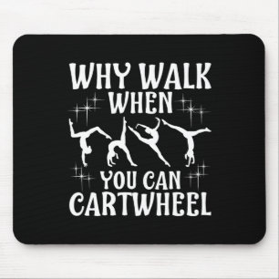 Funny Gymnastics Gymnast Gift For Girls Women Cool Mouse Pad