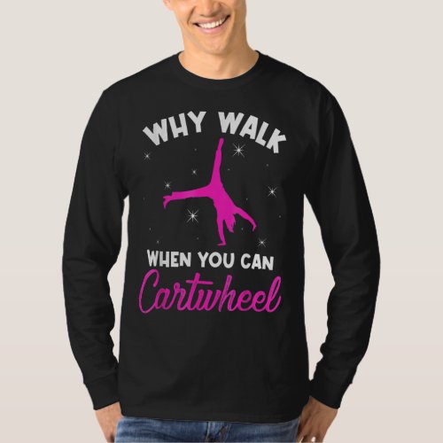 Funny Gymnastics Gymnast Gift For Girls Women Cool T_Shirt