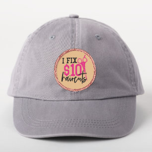 Funny Hair Stylist I Fix $10 Haircuts Patch