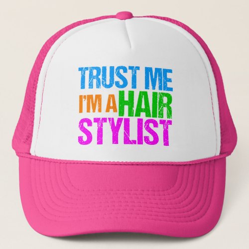 Funny Hair Stylist Trucker Hat