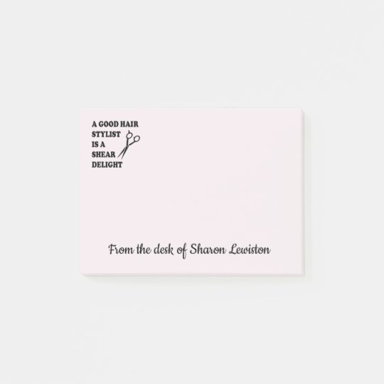 Funny Hairdresser Funny Hairstylist Barber Quote Post It Notes