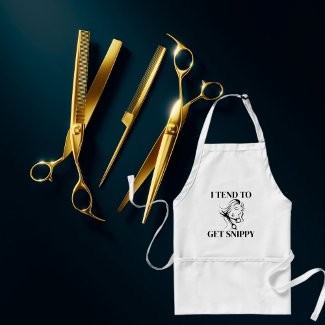 Funny Hairdresser Quote With Face And Scissor