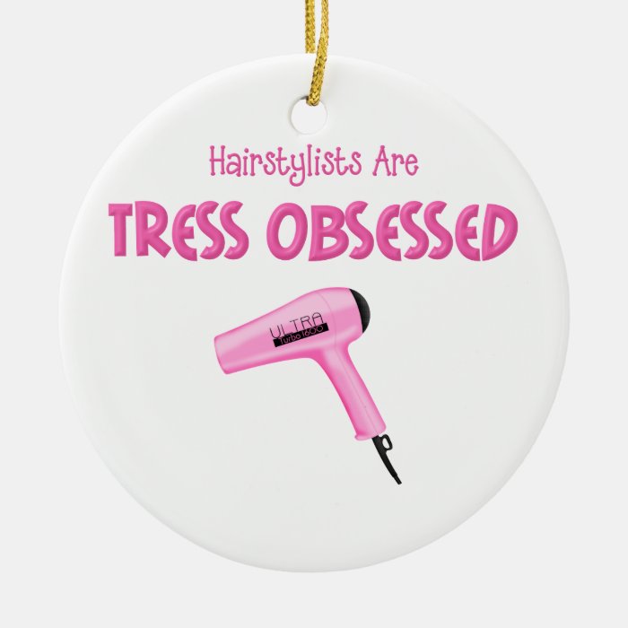 Funny Hairstylist Christmas Ornaments