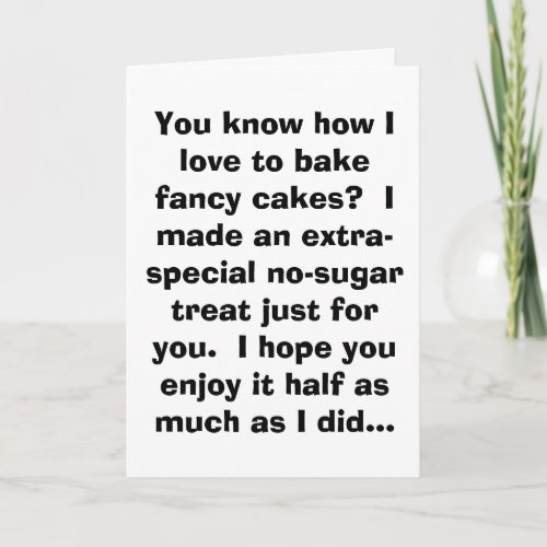 Funny Half_pizza Birthday Card