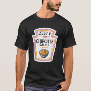 funny halloween 2025 Gift Zesty Chipotle Sauce DIY T-Shirt