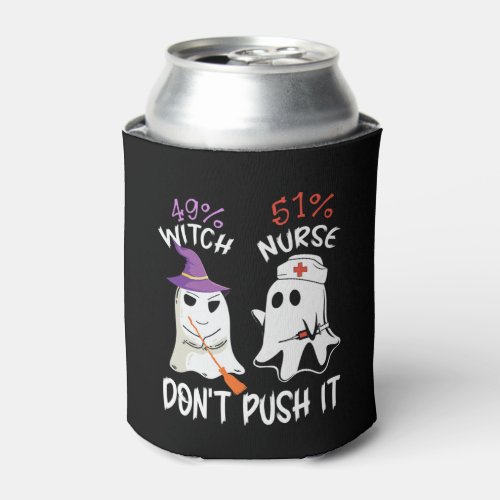 Funny Halloween 51 Nurse 49 Witch Speelbind Nurs Can Cooler
