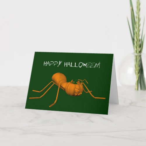 Funny Halloween Ant Card