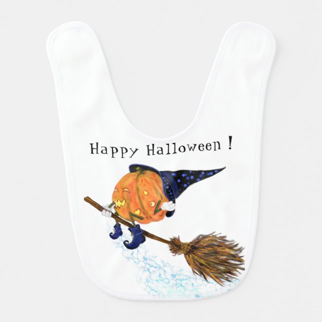 Funny Halloween Baby Bib (Front)