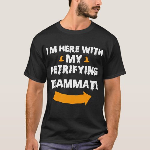 Funny Halloween Baseball Gift Idea For Men Women T_Shirt