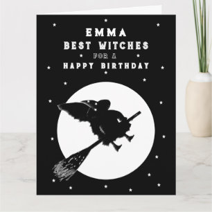 Funny Halloween Birthday Card