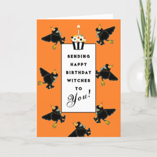 Funny Halloween Birthday Card