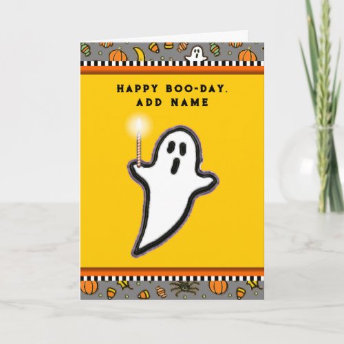 Funny Halloween Birthday Card