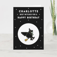 Funny Halloween Birthday Card