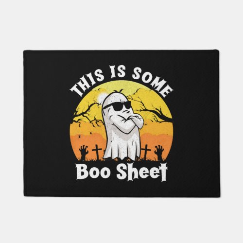 Funny Halloween Boo Ghost Costume This is Some Doormat