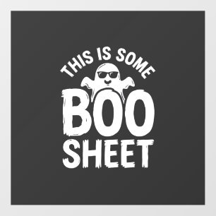 Funny Halloween Boo Sheet Ghost Design_1 Floor Decals