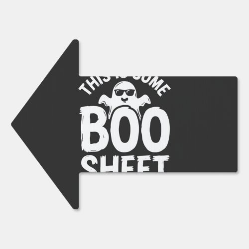 Funny Halloween Boo Sheet Ghost Design_1 Sign